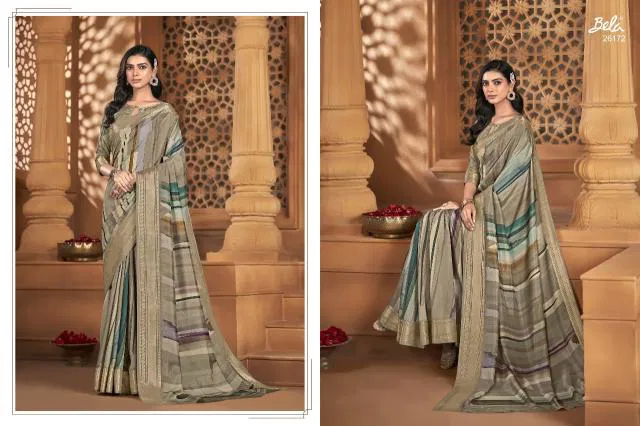 Vanesa Vol 3 By Bela Dola Silk Digital Printed Sarees Bulk Orders In India
